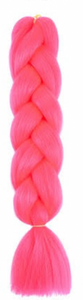Kanekalon rovný mono braid - světle růžová